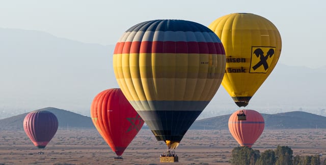 Marrakech Hot Air Balloon Flight and Quad Tour to the Palm Grove