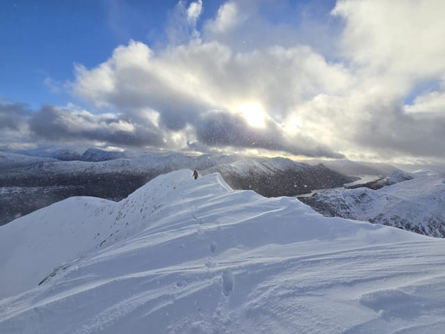 Guided Winter Mountain Walking in Scotland