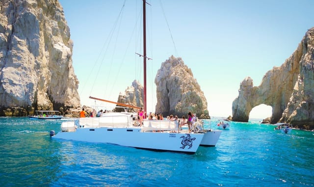 Los Cabos Private Sunset Catamaran with Snorkel