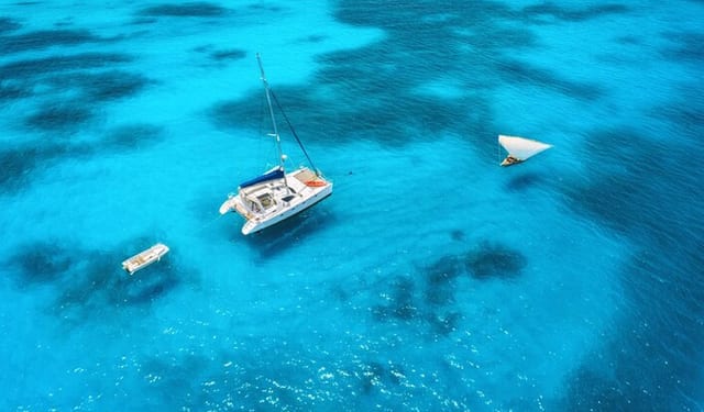 Mnemba Island Private Catamaran Cruise with Lunch and Open Bar
