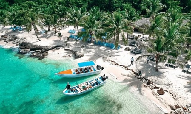 Saona Island Full-Day Speedboat Adventure with Lunch and Natural Pool