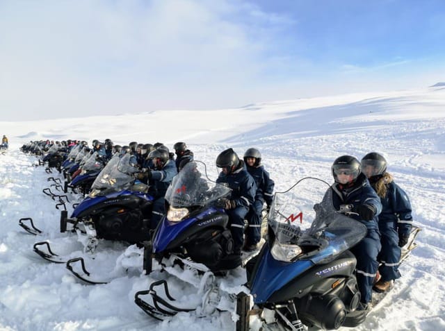 Gullfoss Glacier Snowmobile Adventure