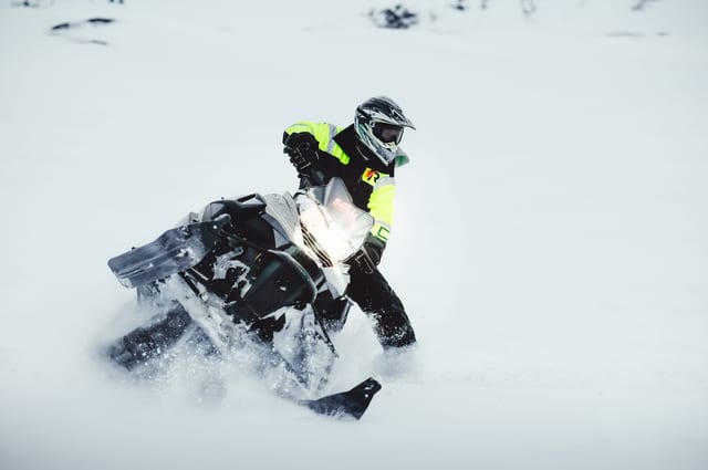 Glacier Rush Fast-Paced Snowmobile Adventure