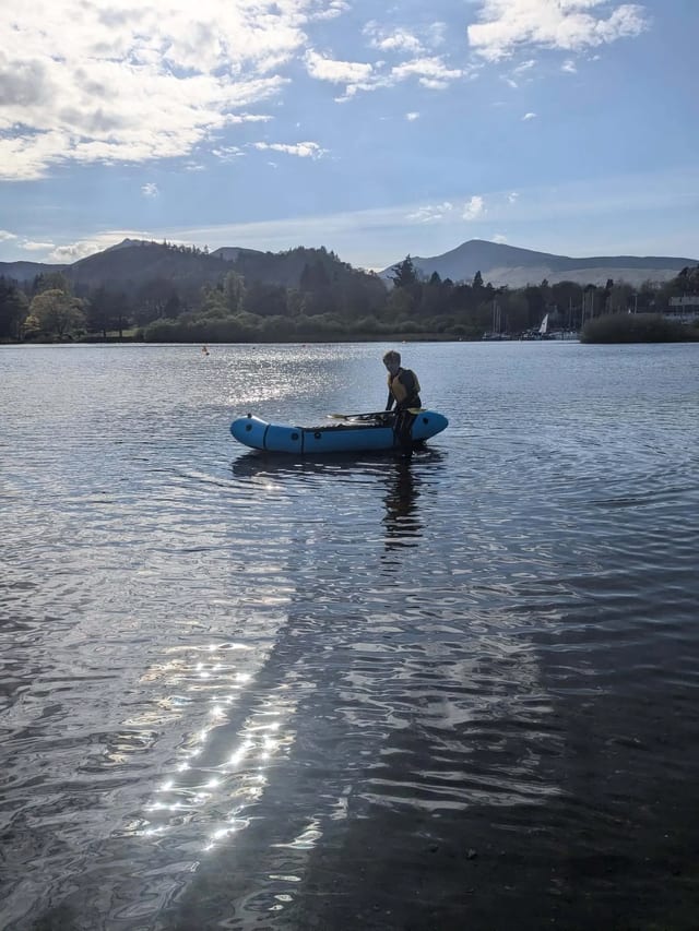 Beginner River Packrafting Experience in the Lake District