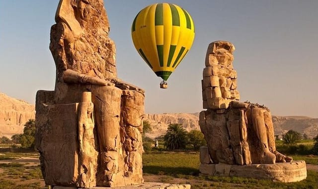 VIP Sunrise Hot Air Balloon Flight over Luxor with Hotel Transfers
