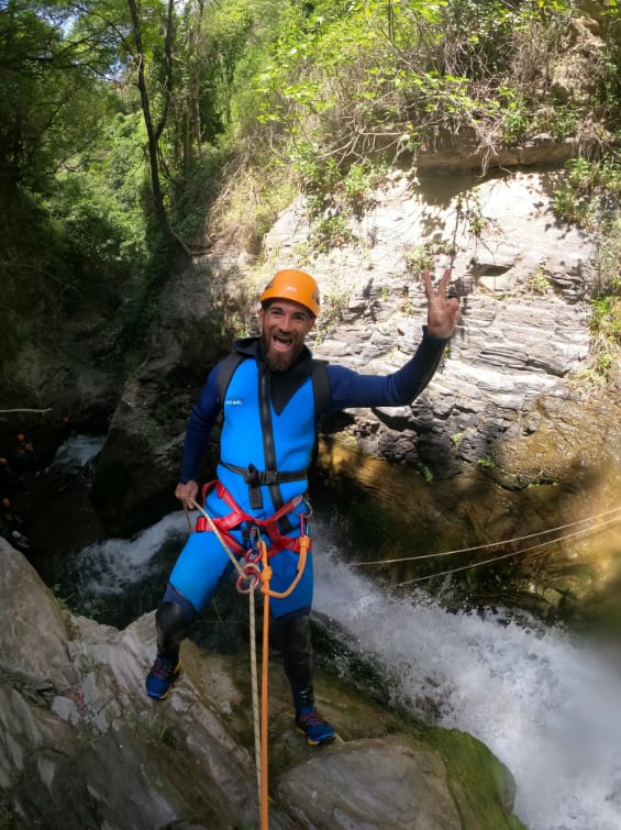 Sima del Diablo Canyoning Experience in the Genal Valley near Estepona