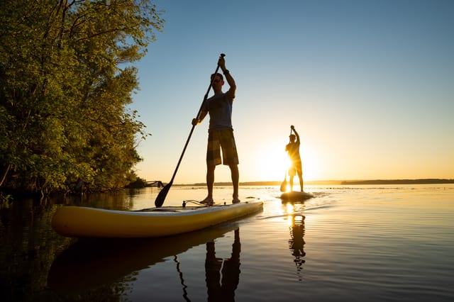 Midnight Sun SUP Experience in Lapland