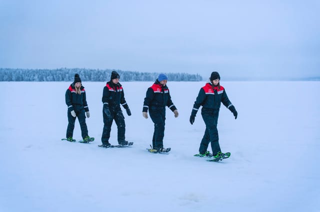 Arctic Snowshoeing Day in Rovaniemi, Lapland
