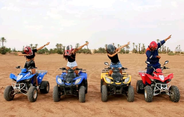 Quad Biking Experience in Marrakech Desert & Palm Groves