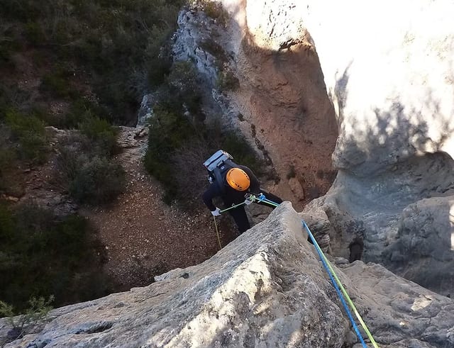 Dry Canyoning & Abseiling Adventure in the Spanish Pyrenees (Levels 1-2)