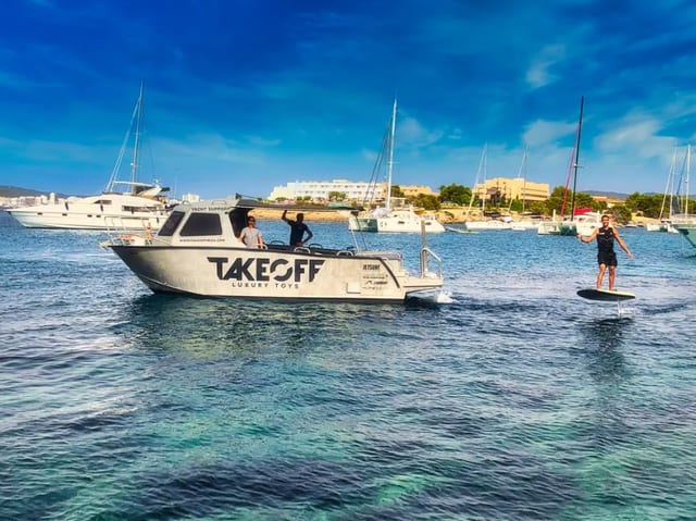 Luxury Private Boat Tour with Water Toys in San Antonio Bay