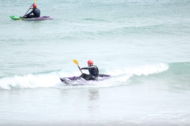 Waveski Kayaking Lessons in Newquay