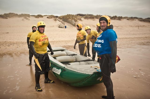 Group Surf Rafting Sessions in Newquay Harbour
