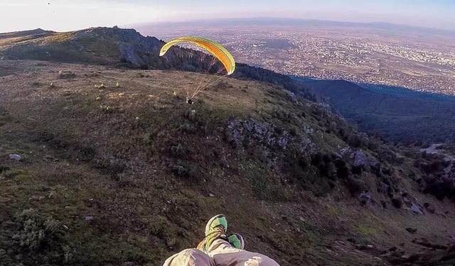 Hike and Tandem Paraglide Adventure on Vitosha Mountain