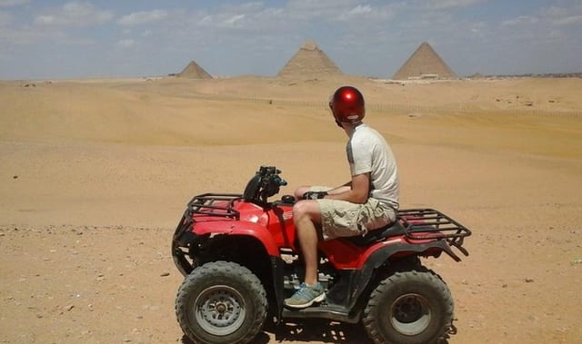 Desert Safari Quad Bike Experience around the Pyramids