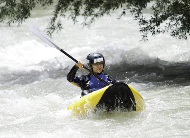 Canoraft Whitewater Kayaking on the Genil River