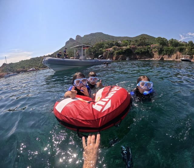 Guided Snorkeling Boat Tour to Cap Roux Marine Reserve from Saint-Raphaël