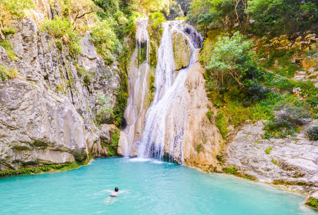 Polylimnio Waterfalls Hiking and Archery Tour