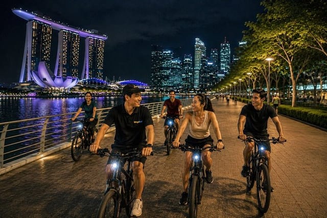 Singapore Marina Bay Night Bike Tour