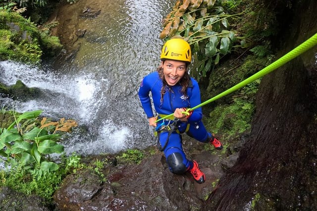 São Miguel Canyoning in Ribeira dos Caldeirões Natural Park
