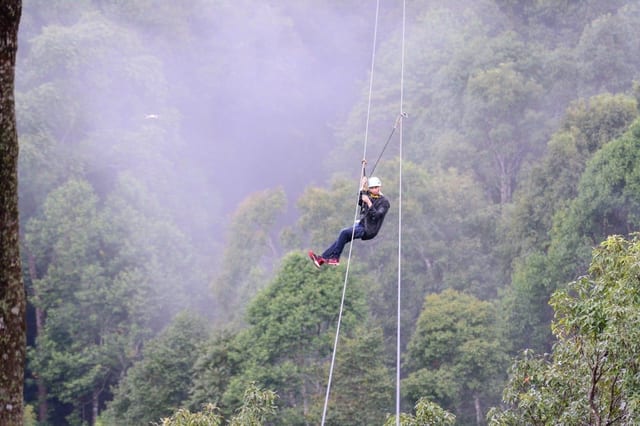 Extreme Zipline and Hot Spring Experience from Chiang Mai