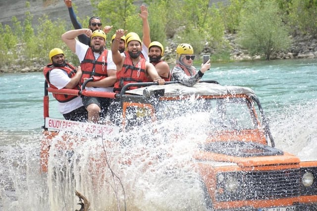 Alanya Super Combo 4-in-1: Rafting, Jeep Safari, Buggy & Zipline