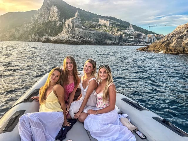 Cinque Terre Sunset Boat Tour in La Spezia