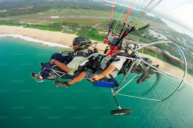 Paramotoring in Negombo: Coastal Flight Experience