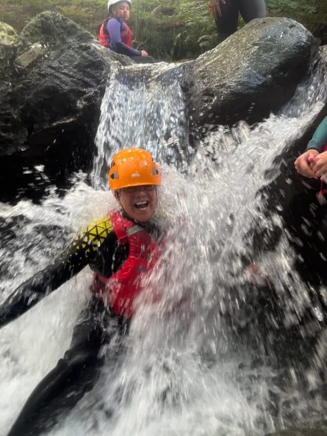 Ghyll Scrambling in Honister, Keswick