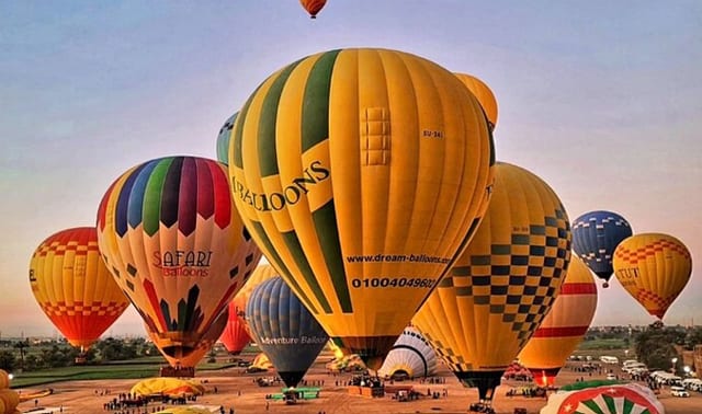Luxor Sunrise Hot Air Balloon Ride over the West Bank