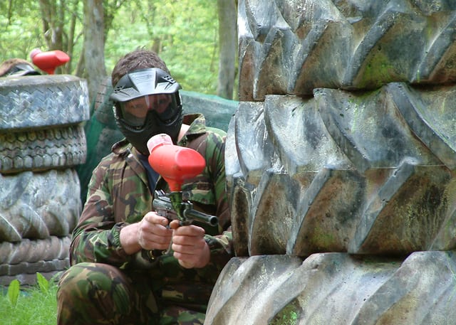 Paintballing in Warwick
