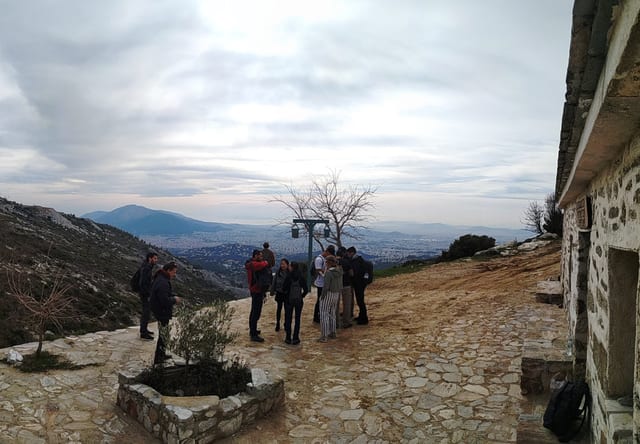 Athens Sunset Hymettus Mountain Hike
