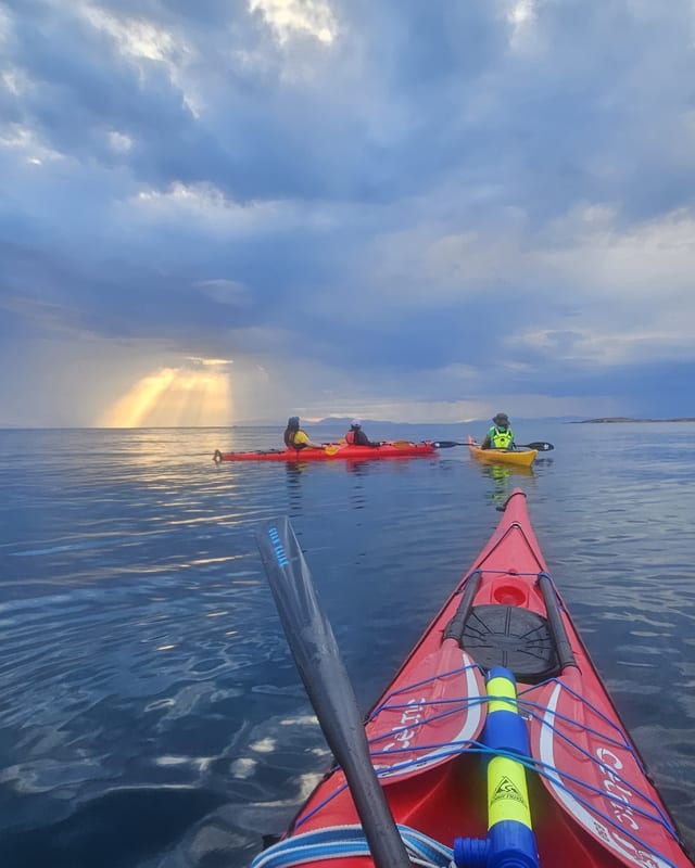 Sunset Sea Kayaking in Athens Riviera