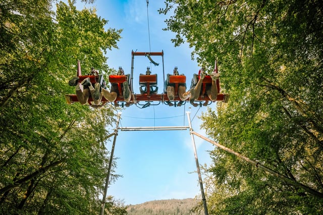 'Skyride' Giant Swing in Betws y Coed