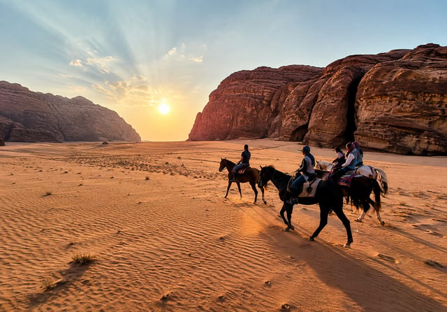 Guided Horseback Riding in Wadi Rum
