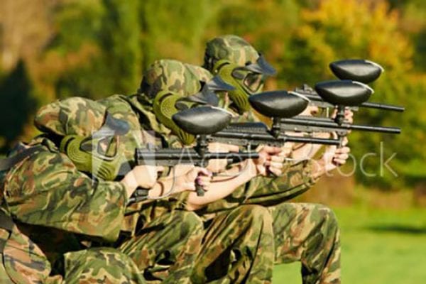 Paintballing in Reading