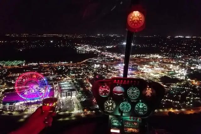 After-hours Theme Parks and Downtown Helicopter Tour – 48 Miles