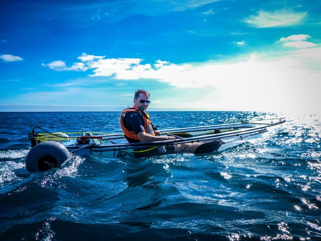 Transparent Electric Kayak Tour in Tarajalejo, Fuerteventura