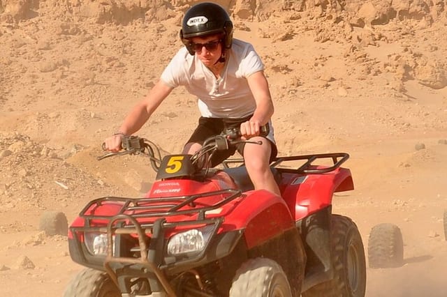 Quad Safari Caves and Camel Ride in Hurghada
