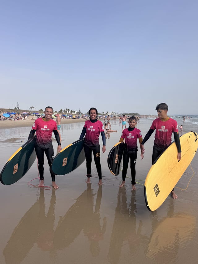 Children’s Surf Lessons in El Palmar