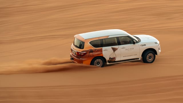 Premium VIP Evening Desert Safari with Falcon Experience in Dubai