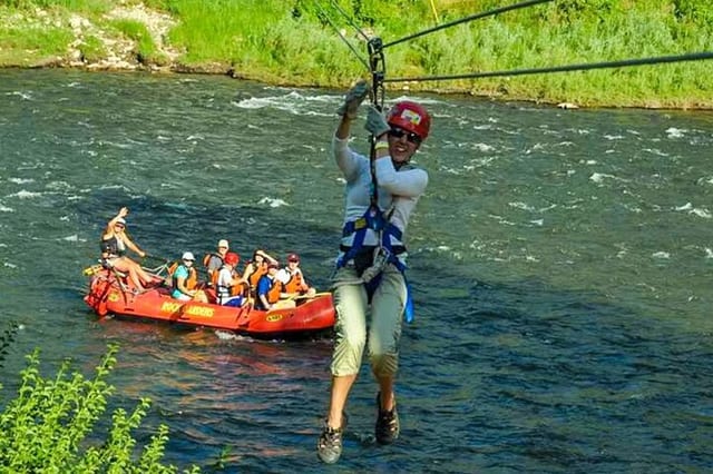 Rafting Buggy and Zipline with Pickup