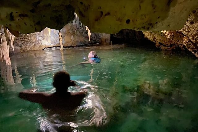 Cave Tour in Bonaire Climb Crawl & Swim Through The Hidden Gems