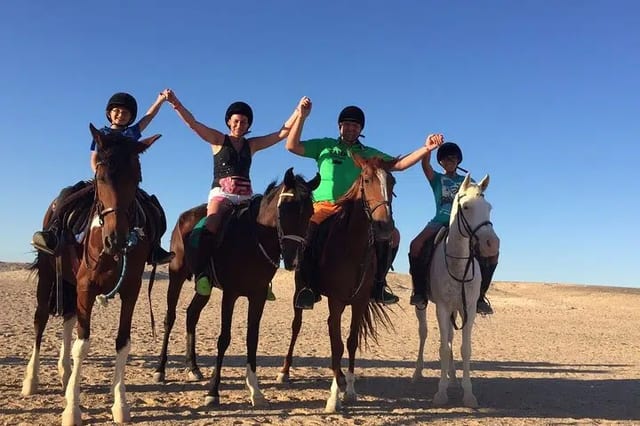 2-Hour Beach & Desert Horse Riding from Hurghada