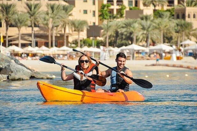 Kayaking on the Coast in Dubai