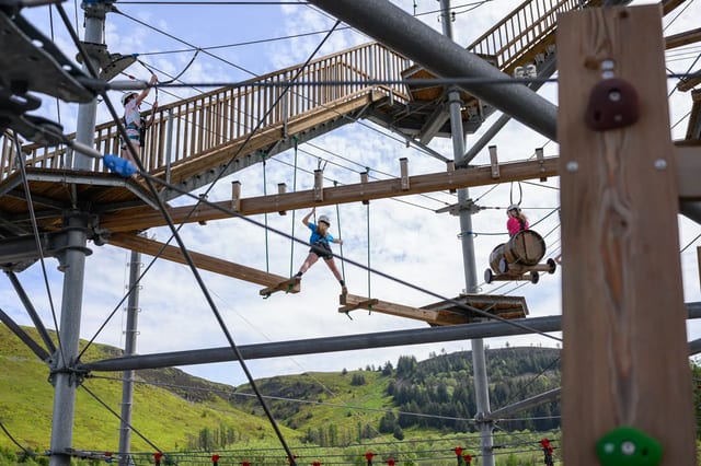 'Tower Climber' Ropes Course in Aberdare