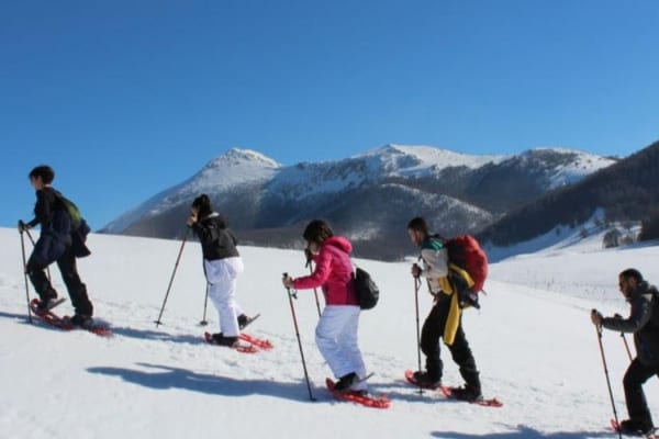Snowshoeing in Pollino National Park