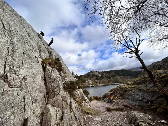 Outdoor Rock Climbing Taster Day in Snowdonia