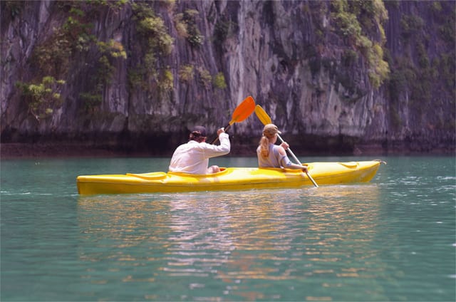 Full Day Lan Ha Bay and Ha Long Bay Cruise in Cat Ba