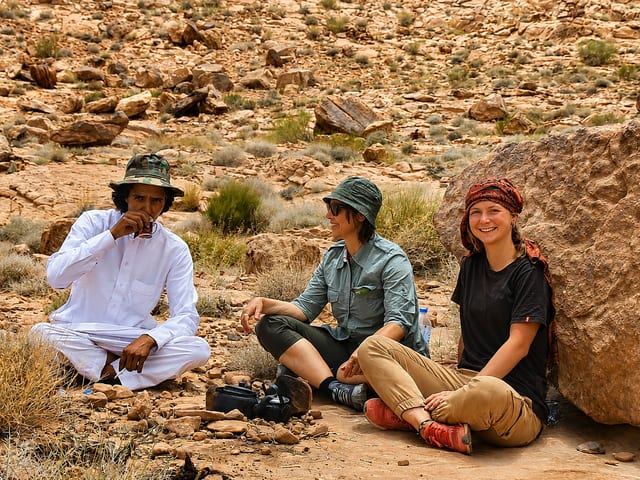 Wadi Sabat Hike with Sunset in Wadi Rum